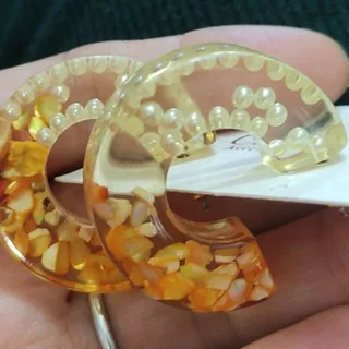 گوشواره زیبای رزین