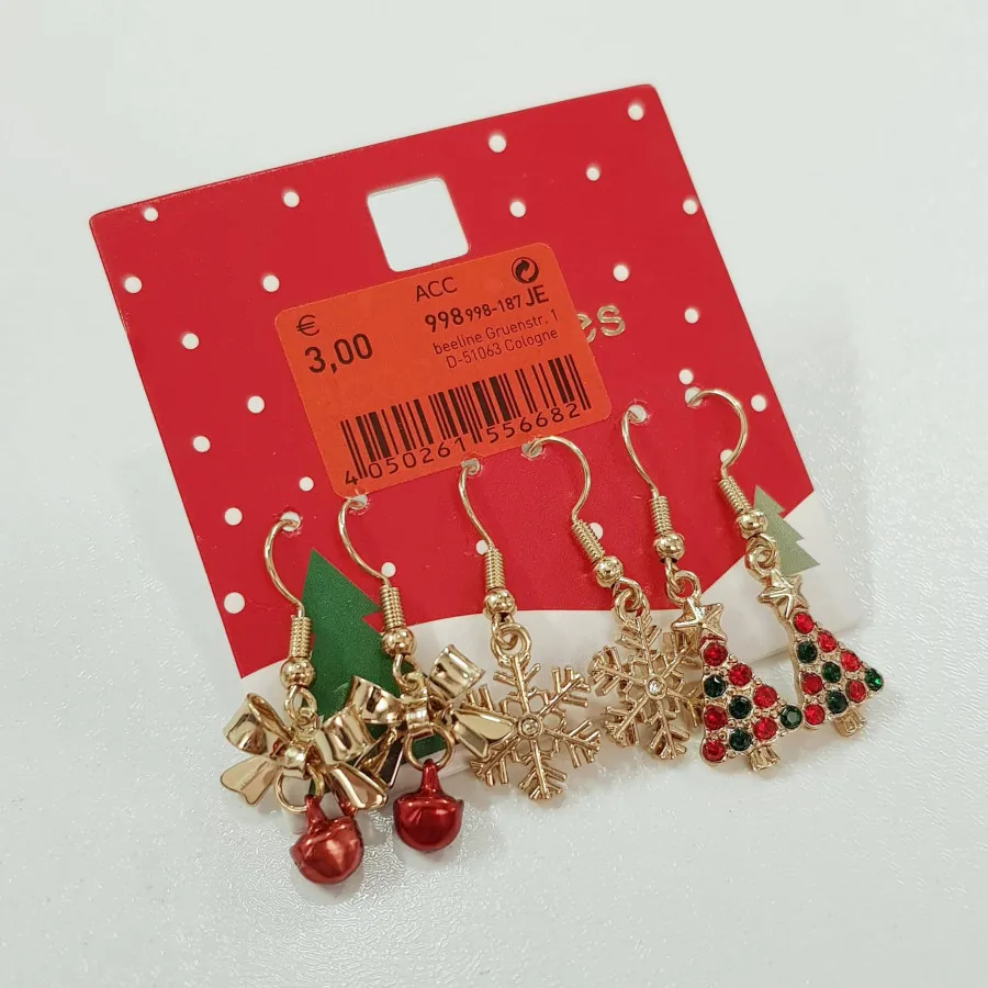 پک گوشواره کریسمسی