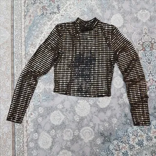 بلوز پولکی خارجی