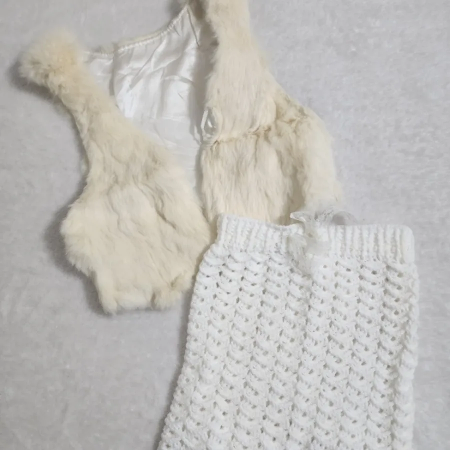 ژیله خز و دامن بافت