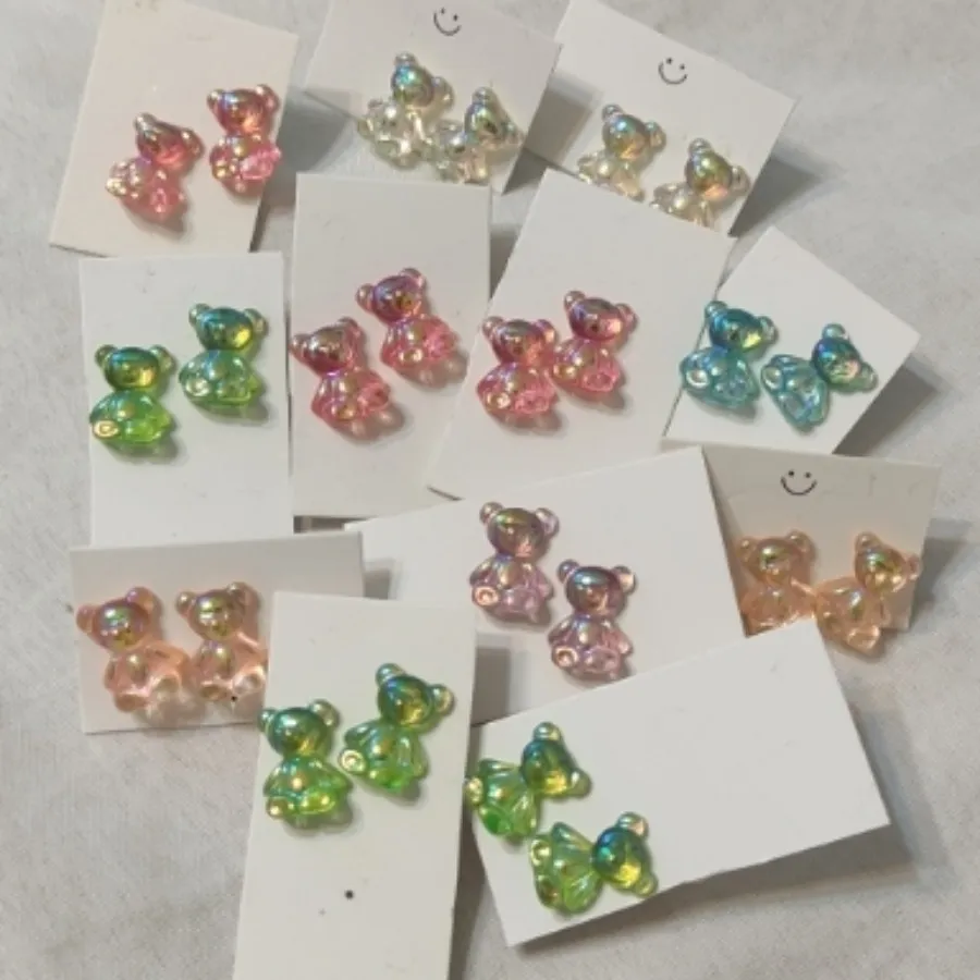 گوشواره های خرسی هولوگرام