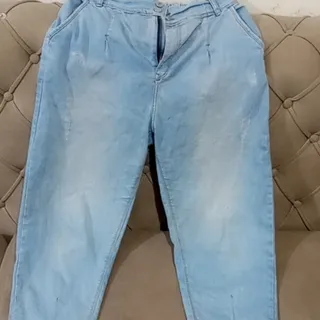 شلوار جین مام استایل کشی