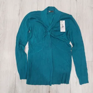 بلوز بافت سبزآبی