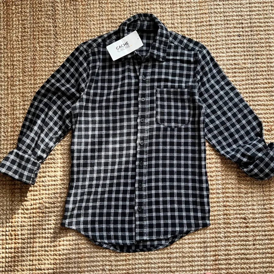 شومیز چهار خونه ترک