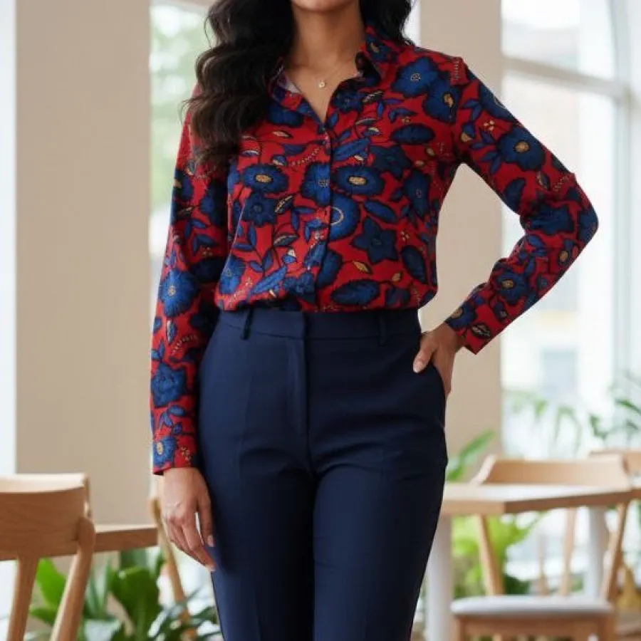 شومیز طرحدار