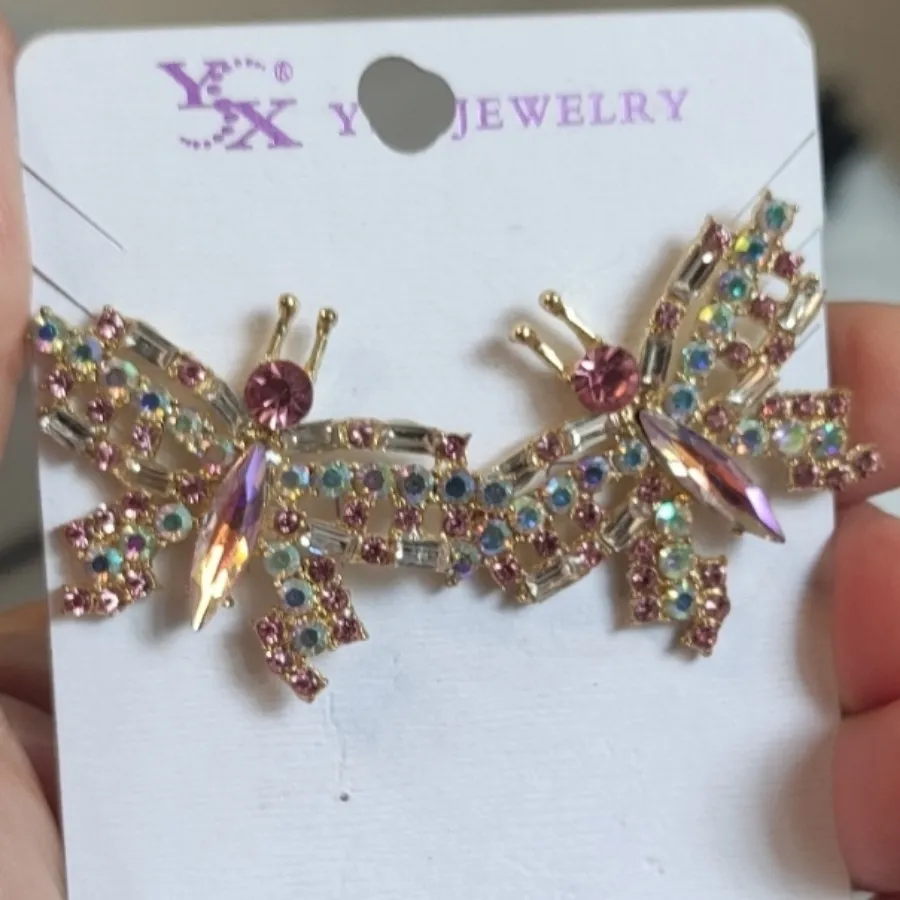 گوشواره پروانه پرنگینYSX