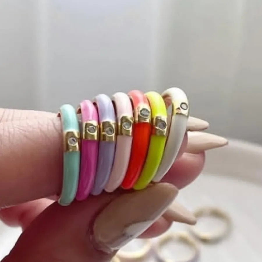 انگشتر رینگی تک نگین ترک