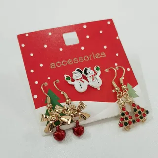 پک گوشواره گلگوش کریسمسی