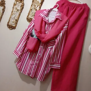 ست شومیز وشلوار و شال