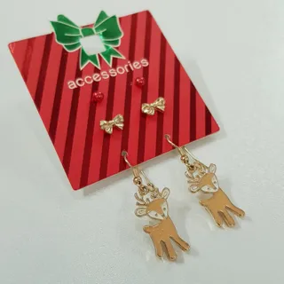 پک سه جفتی گوشواره گوزن