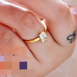 انگشتر تک نگین استیل