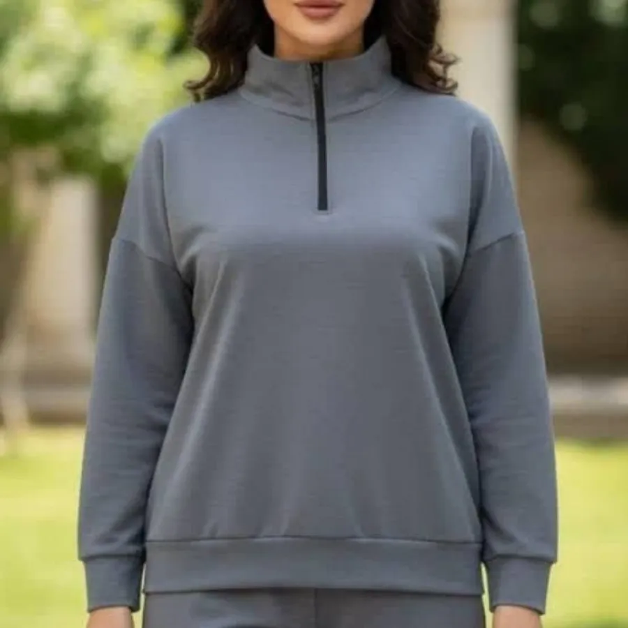 بلوز نیم زیپ