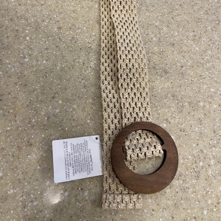 کمربند زارا حصیری