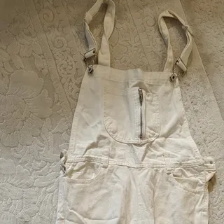 شلوار جین سفید زاپ دار