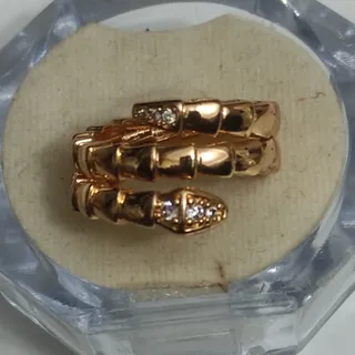 انگشترمار نگین دارکپی طلا