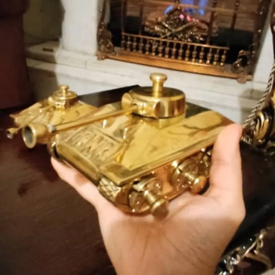 تانک برنجی دکوری کوچک