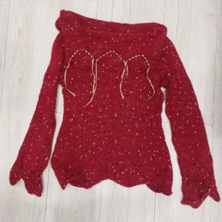 بلوز بافت قرمز