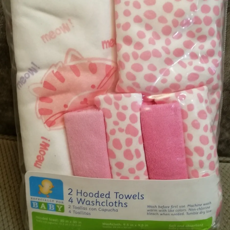 ست حوله نوزادی 6 تکه