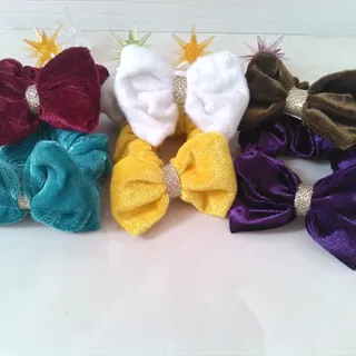 کش مو مخمل پاپیونی