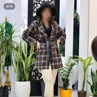 پالتوکتی پشمی چهاردکمه