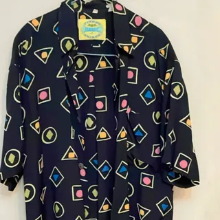 شومیز مشکی کاملا نخی خنک