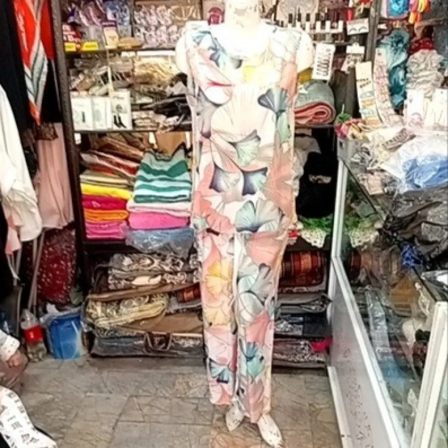 تاپ و شلوار نخ ابریشم