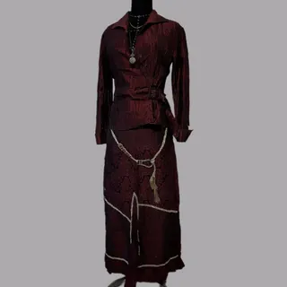 بلوزدامن مجلسی وینتج