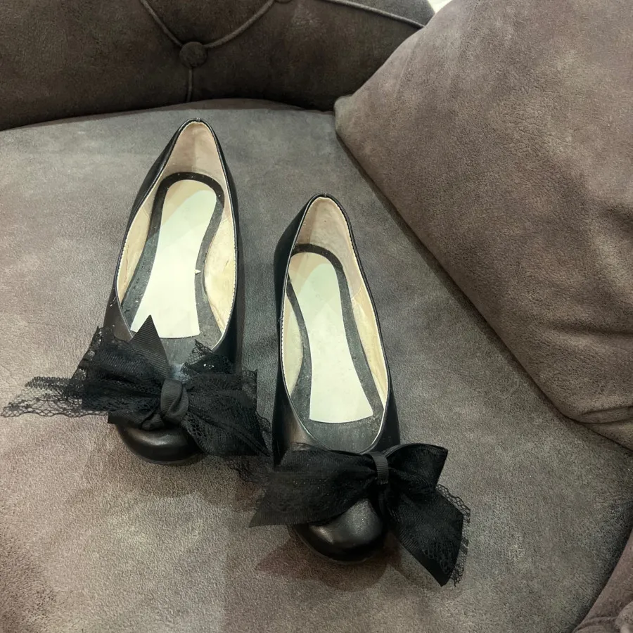 کفش چرم پاپیونی