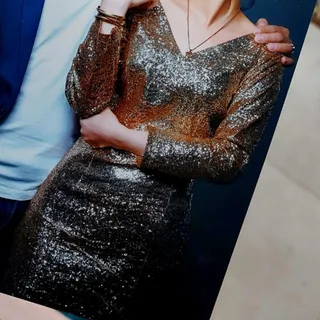 لباس مجلسی اکلیلی گلد