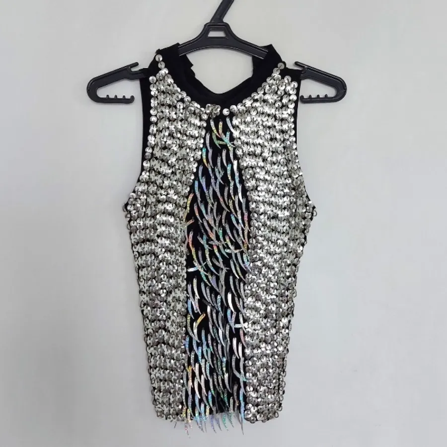 تاپ زنانه پولکی