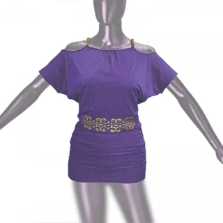 تکپوش بنفش استرچ فری سایز