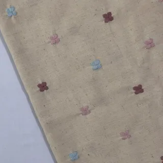 پارچه لینن گلدوزی