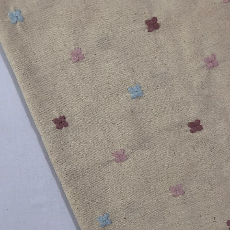 پارچه لینن گلدوزی