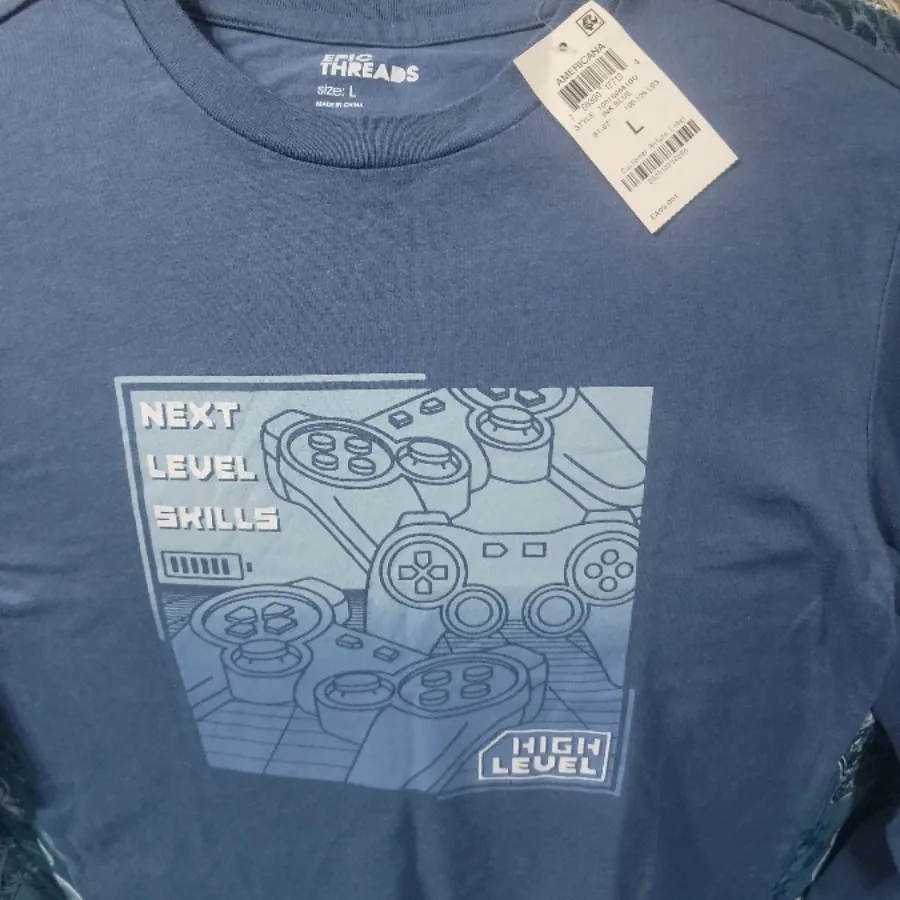 بلوز آستین بلند نخ پسرانه