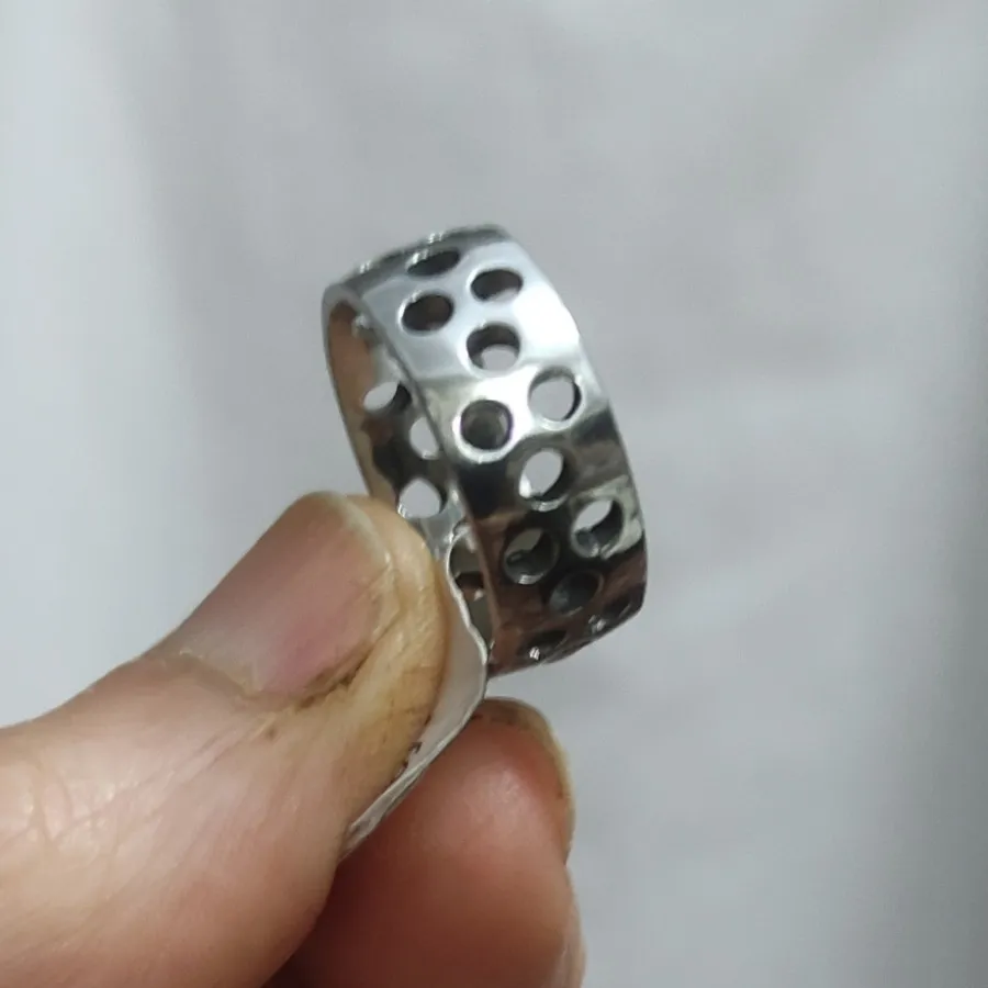 انگشتر استیل رنگ ثابت