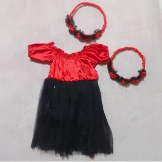 پیراهن یلدایی ست با تل