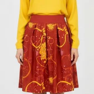 دامن طرح انار یلدا