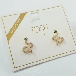 گوشواره روکش طلا مار TOSH