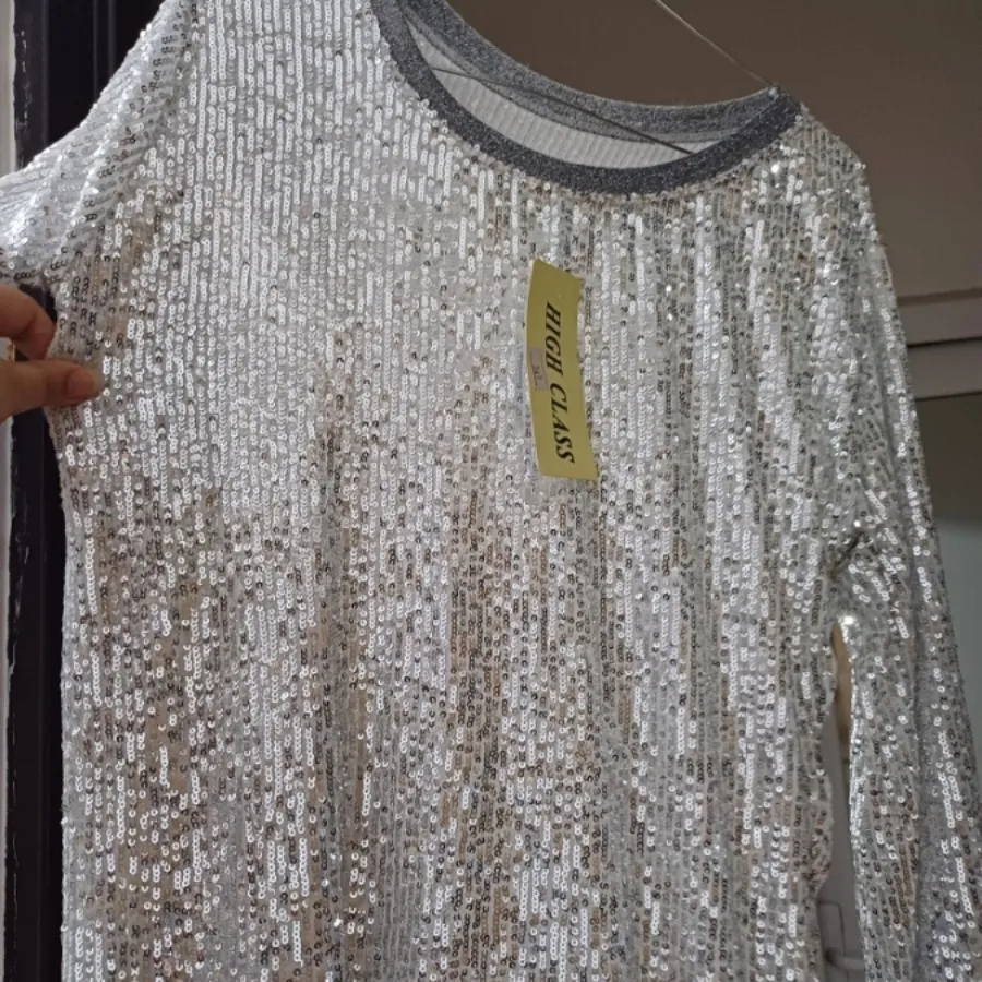 شومیز تمام پولکی نونو