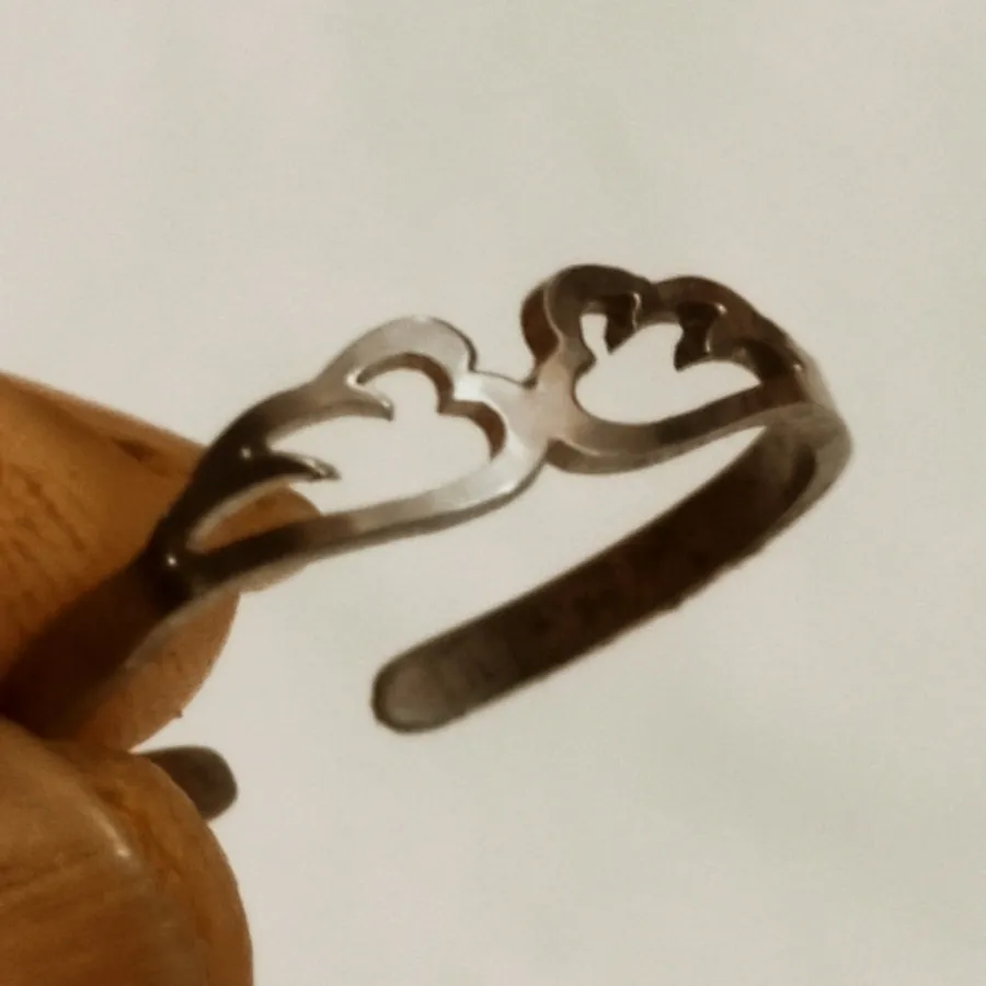 انگشتر استیل مینیمال شیک