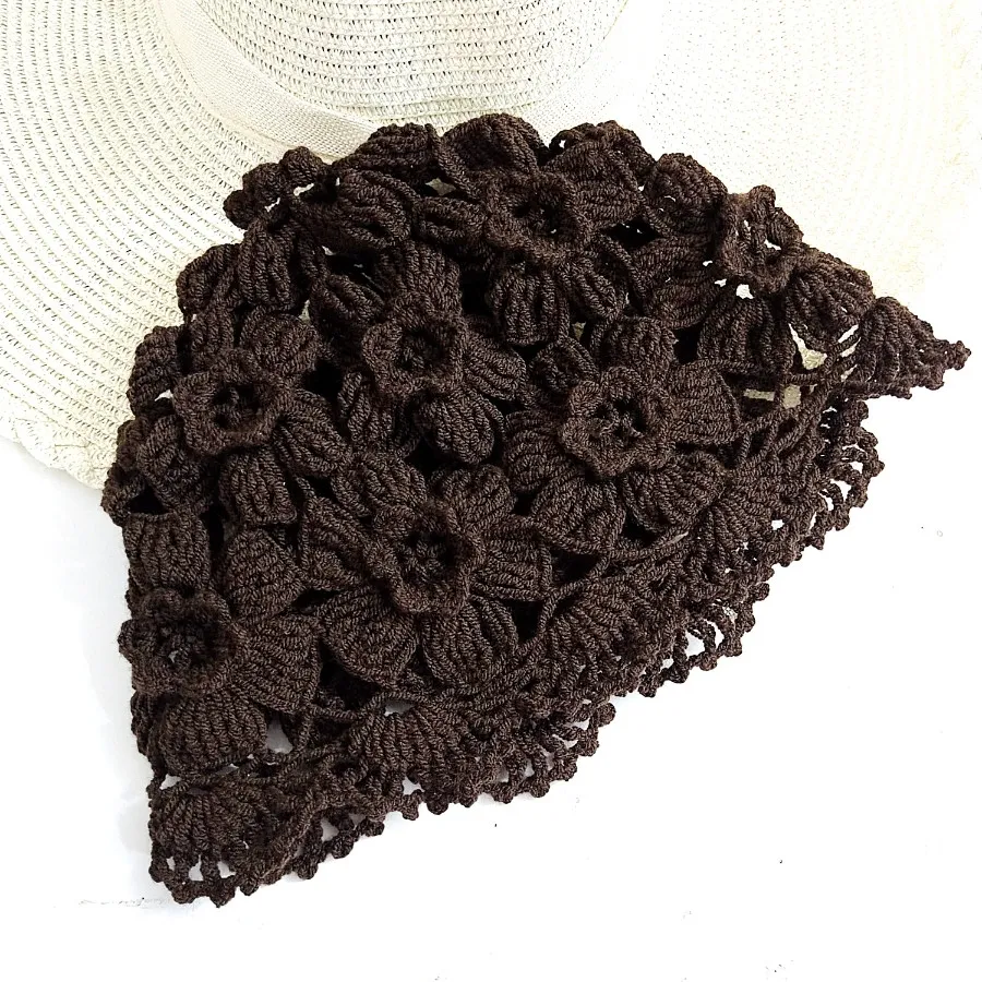 کلاه بافت توری