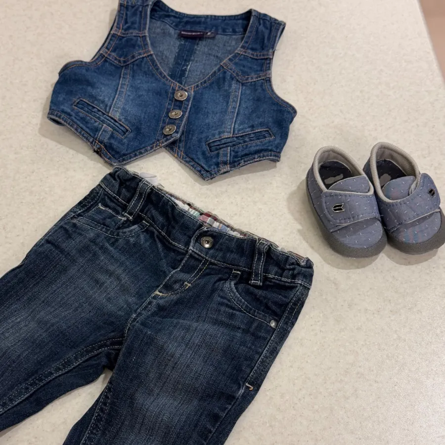 جلیقه شلوار پاپوش