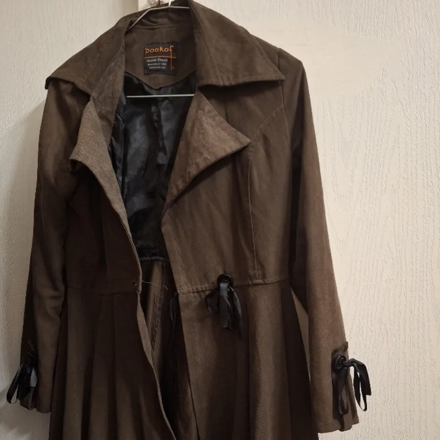 مانتو زمستانی بافت و جیر