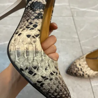 کفش پاشنه بلند پوست ماری