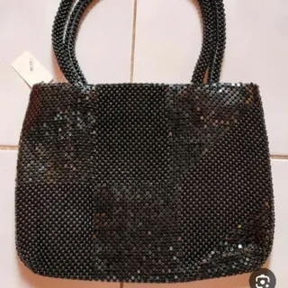 کیف مشکی مرواریدی