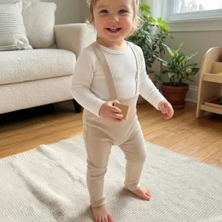 شلوار بافت دخترانه نوزادی