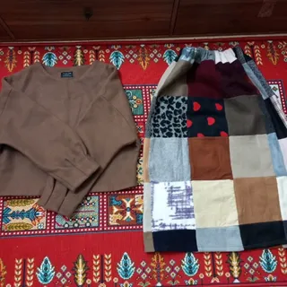 ست بلوز و دامن فوتر