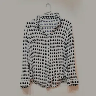 مانتو دخترانه طرح گربه