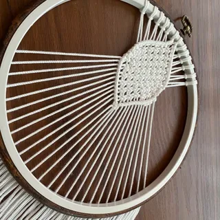 دیوارکوب مکرومه