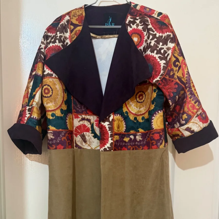 مانتو مخمل پاییزی